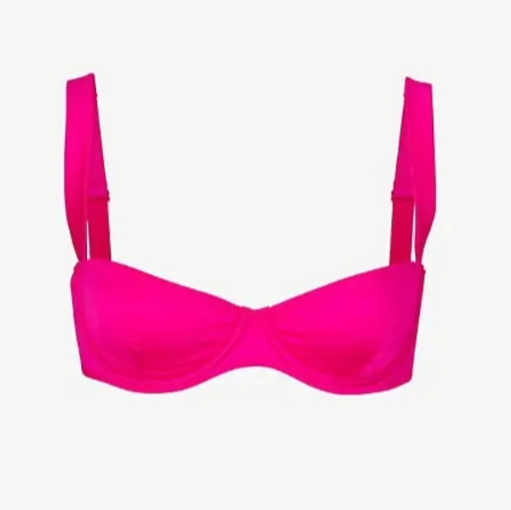 💖 SKIMS Woven Shine Underwire Bra – Limited Edition Raspberry! 💖